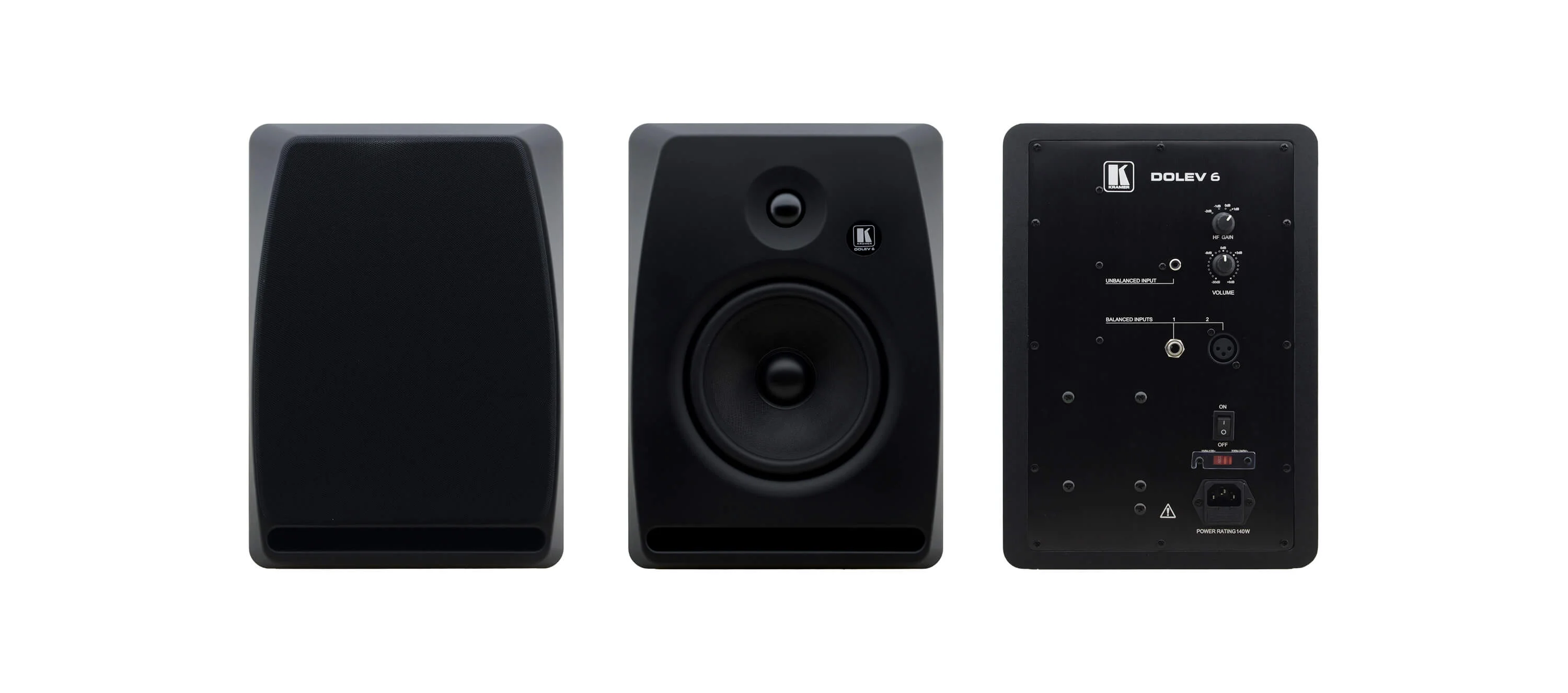 Dolev 6 – Aktiver 16,5 cm Zweiwege-Lautsprecher in Studio-Qualität mit Doppel-Verstärker