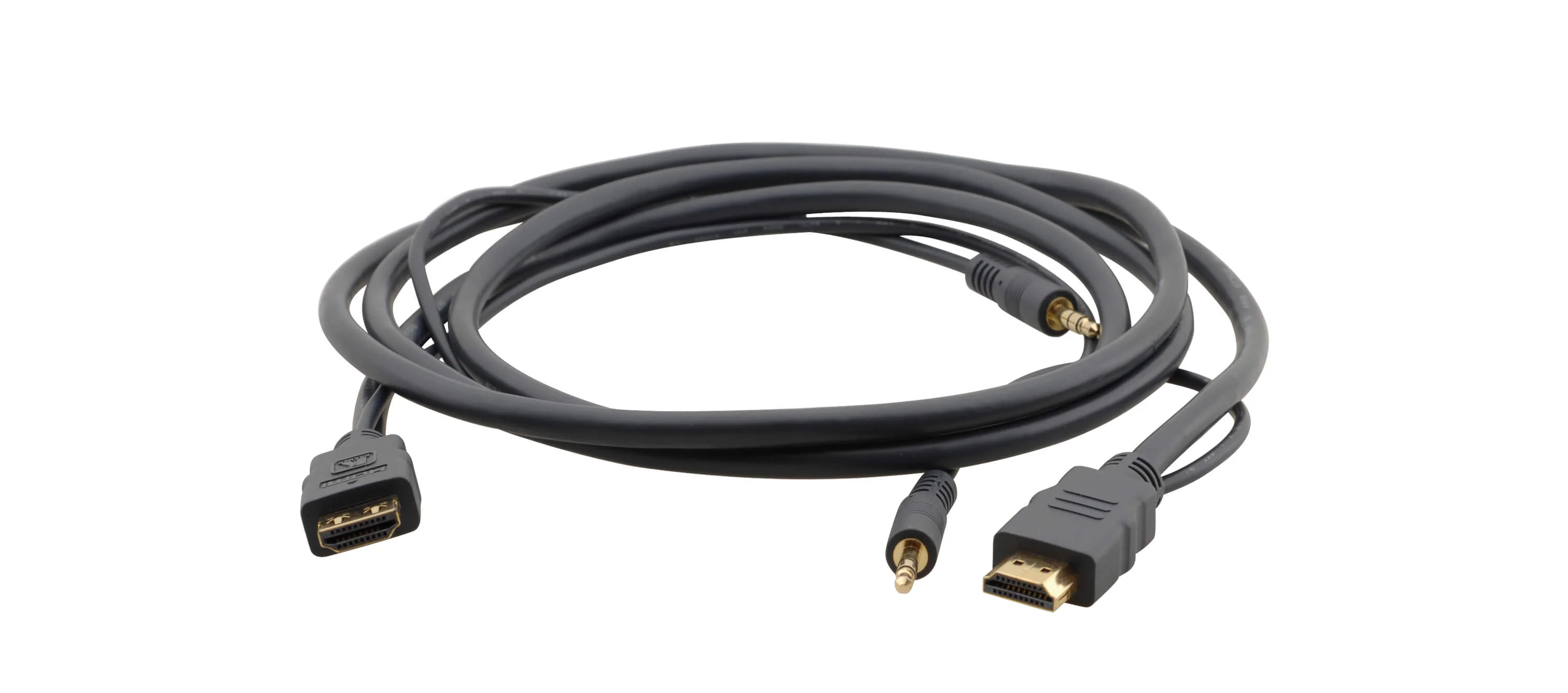 C-MHMA/MHMA-10 – High-Speed ​​HDMI flexibles Kabel mit Ethernet und 3^5 mm Stereo-Audio - 3.0 m