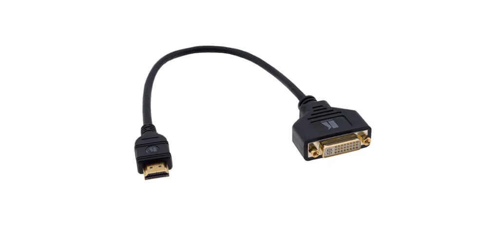 ADC-DF/HM – Adapterkabel DVI-Buchse auf HDMI-Stecker (30 cm)