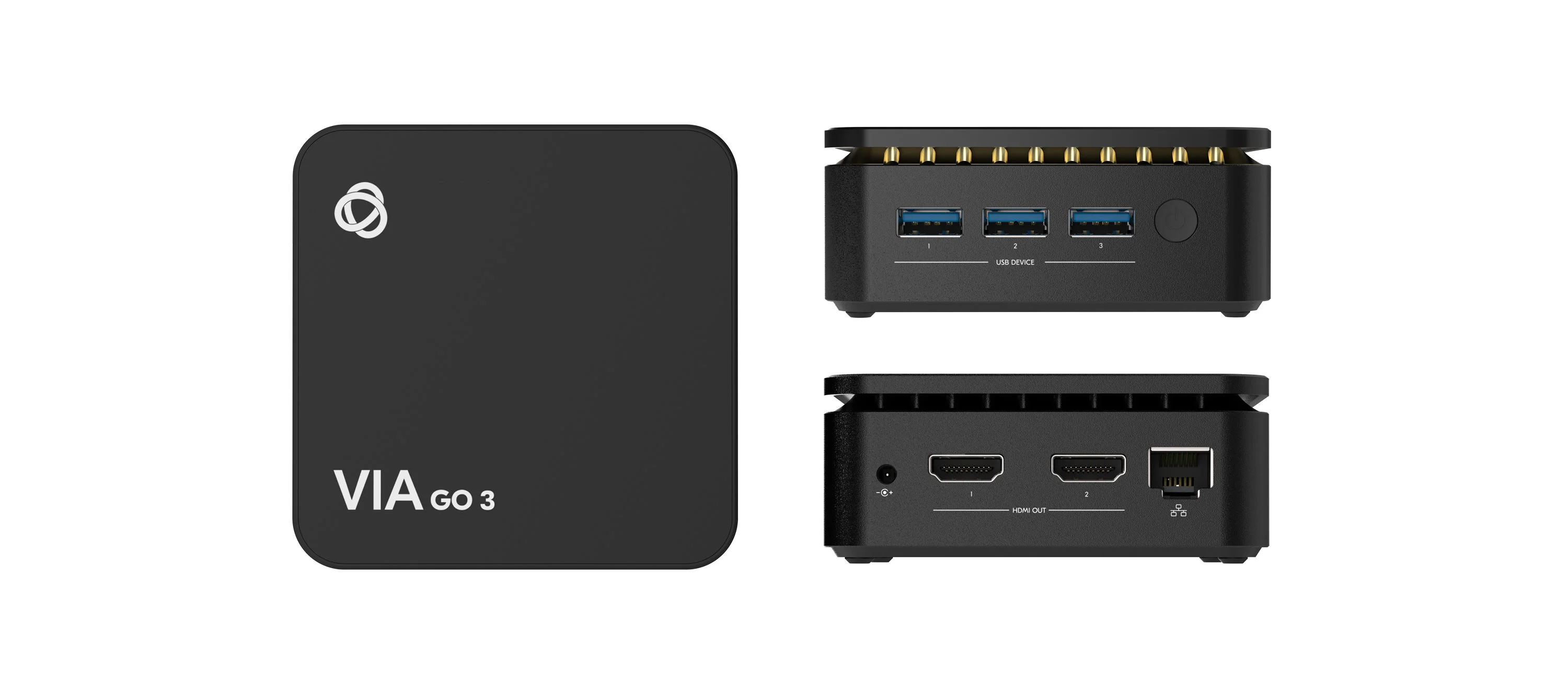 VIA GO3 – Compact & Secure 4K Wireless Presentation Device