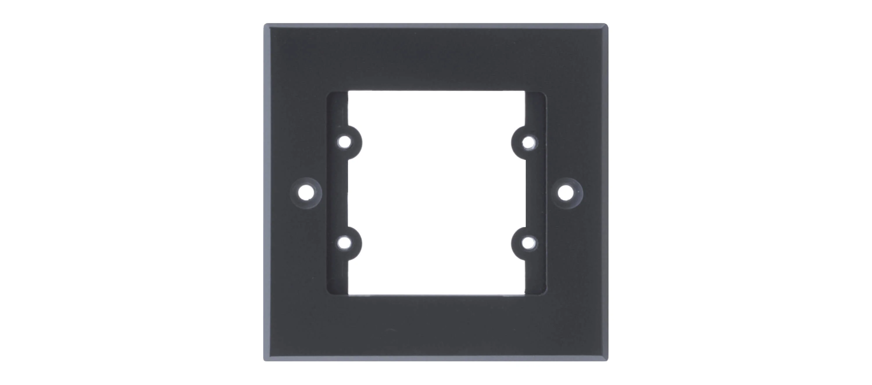 FRAME-1G/EUK(W) – Rahmen für 2 Wall-Plate Einsätze - einfache Breite (EU/UK) - weiß