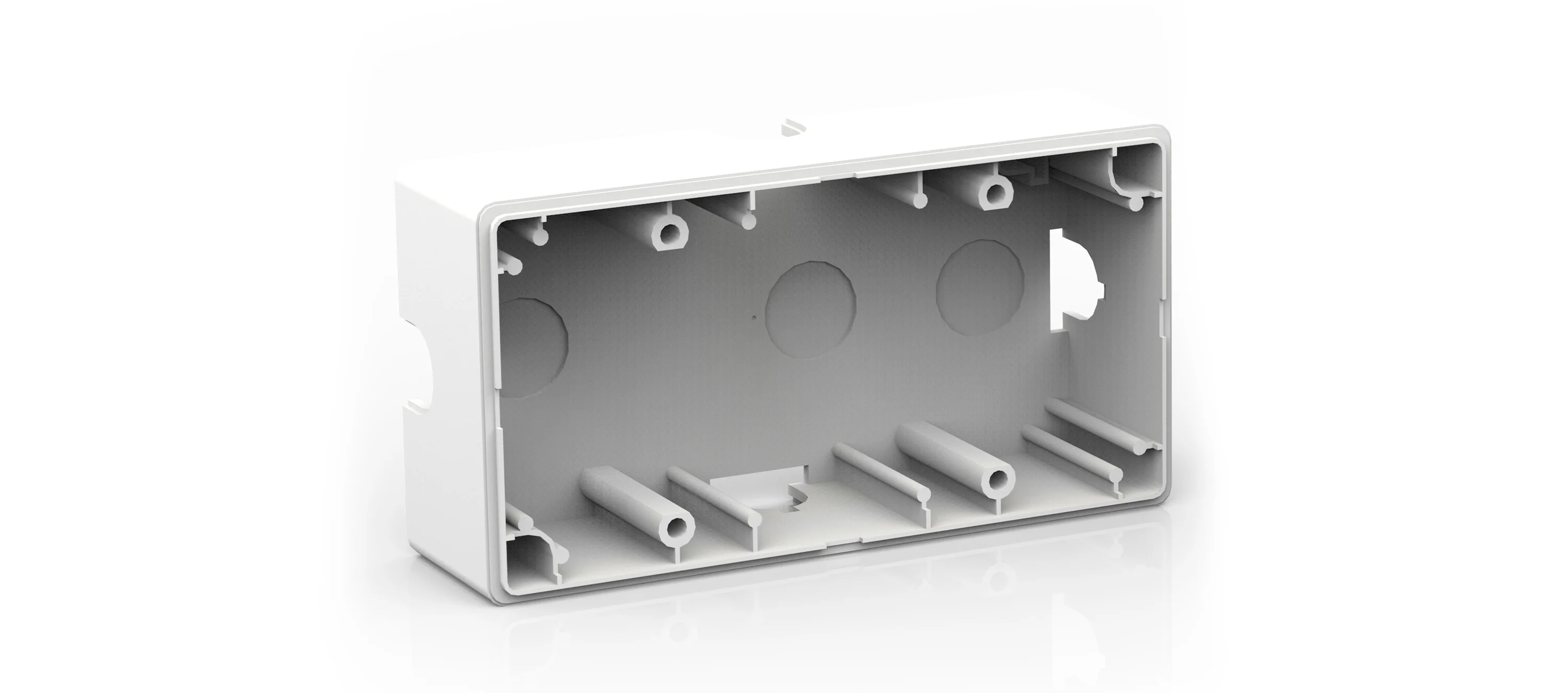 OWB-2G/M – Aufputzdose^ 2 Gang Merten