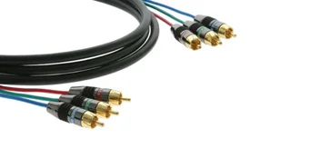 C-R3VM/R3VM-15 – 3x Cinch Mini Coax-Kabel (28 AWG) für Komponenten Video - 4.6 m