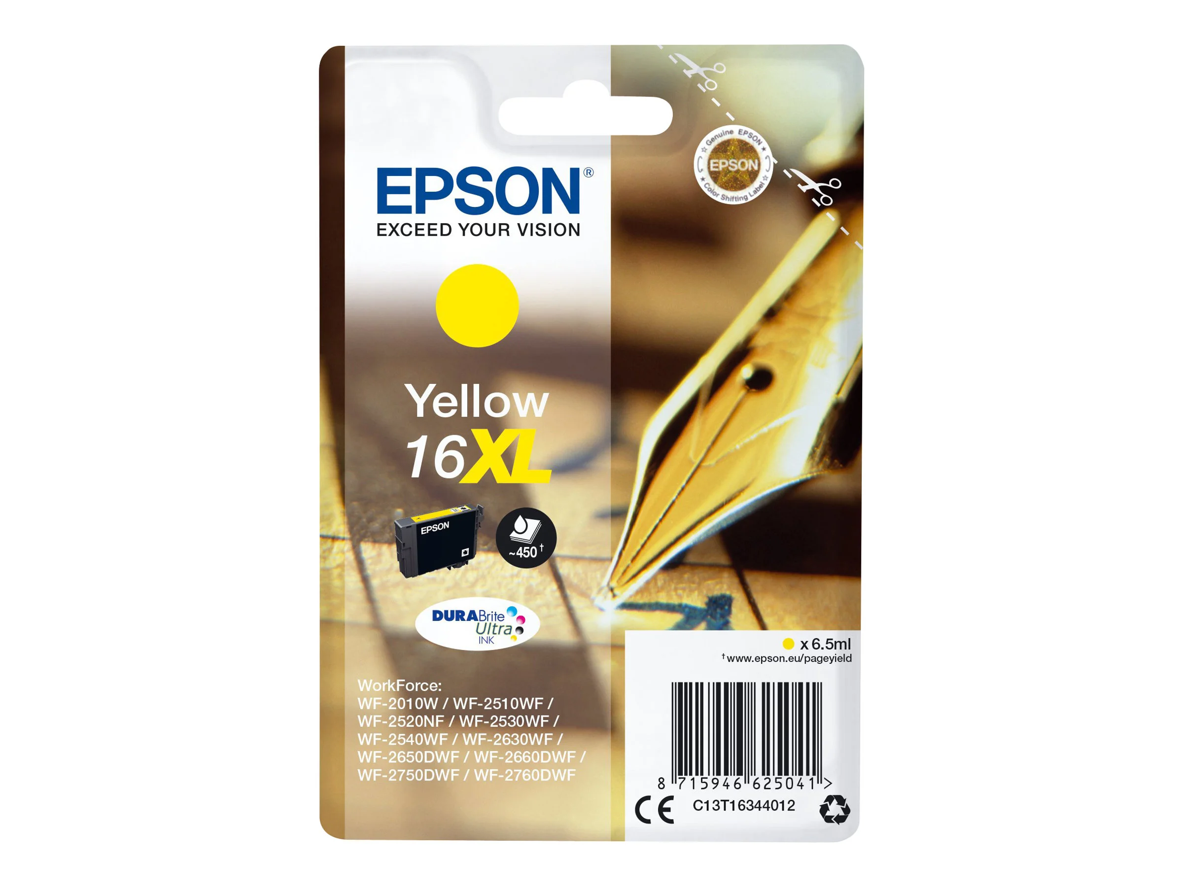 EPSON 1LB 16XL ink cartridge yellow