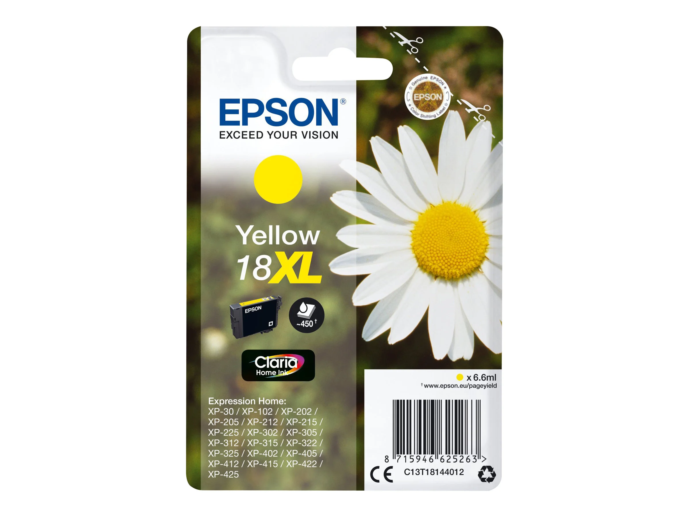 EPSON 3LB 18XL ink cartridge yellow
