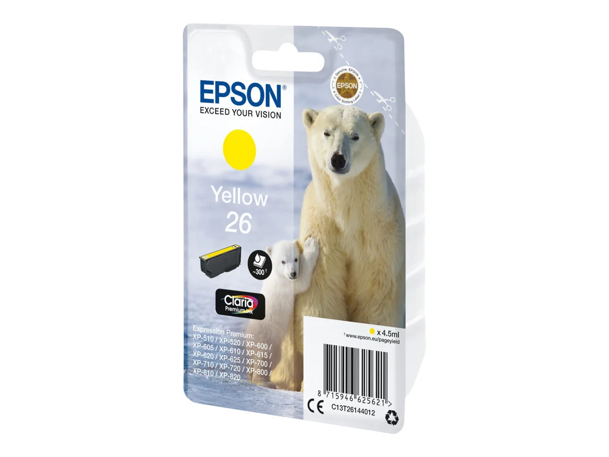 EPSON 3LB 26 ink cartridge yellow