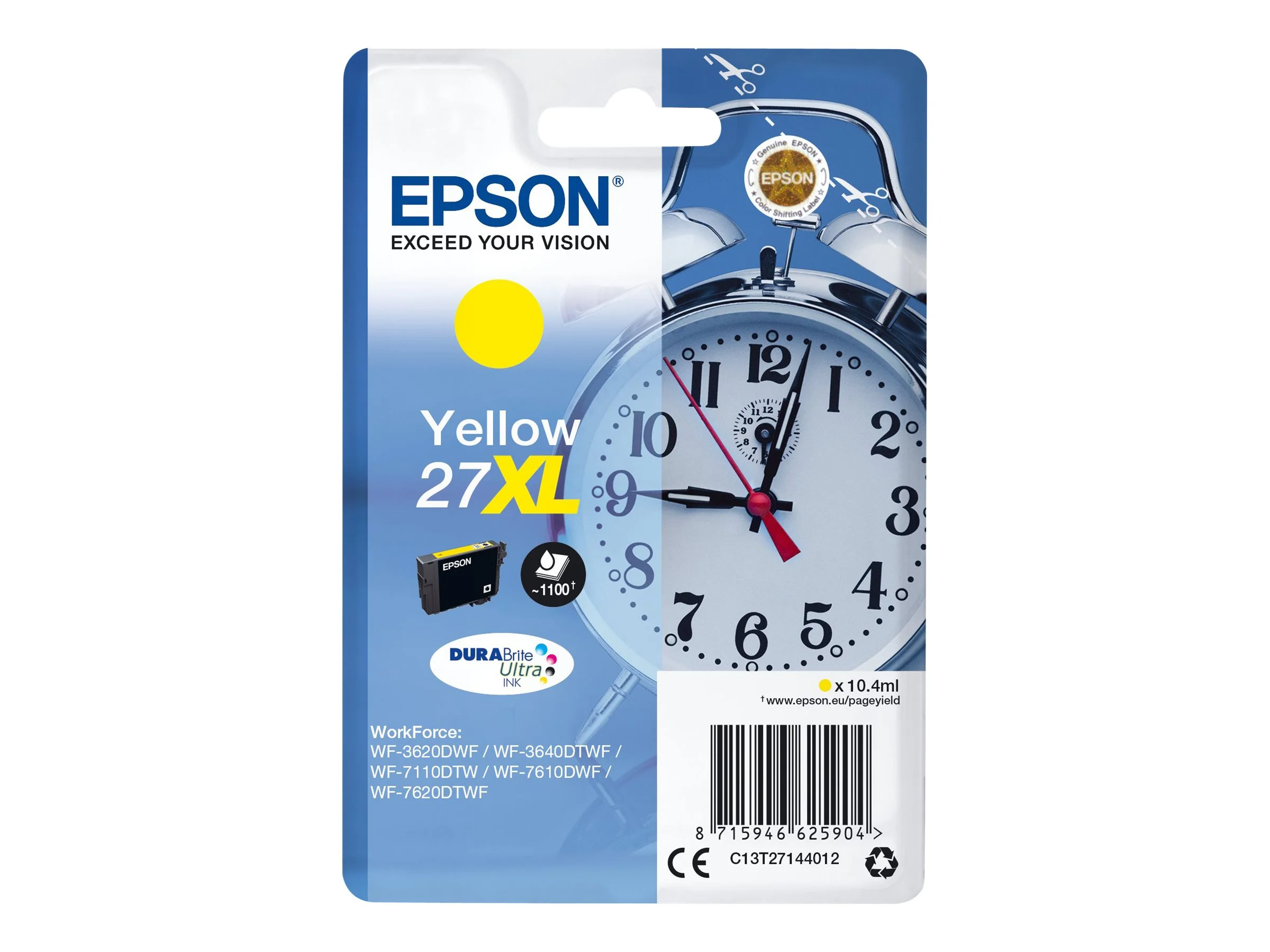 EPSON 1LB 27XL ink cartridge yellow