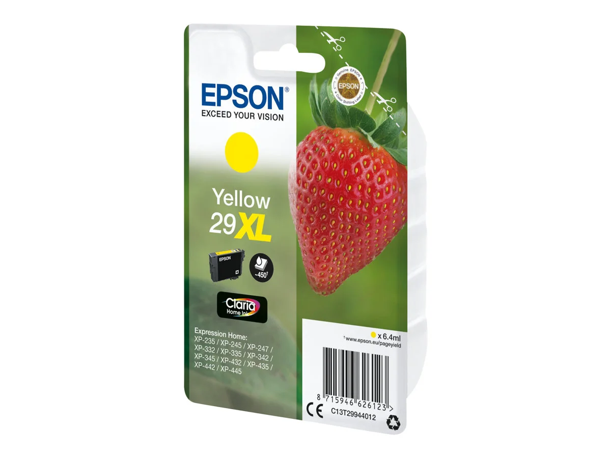EPSON 4LB Singlepack Yellow 29XL Claria
