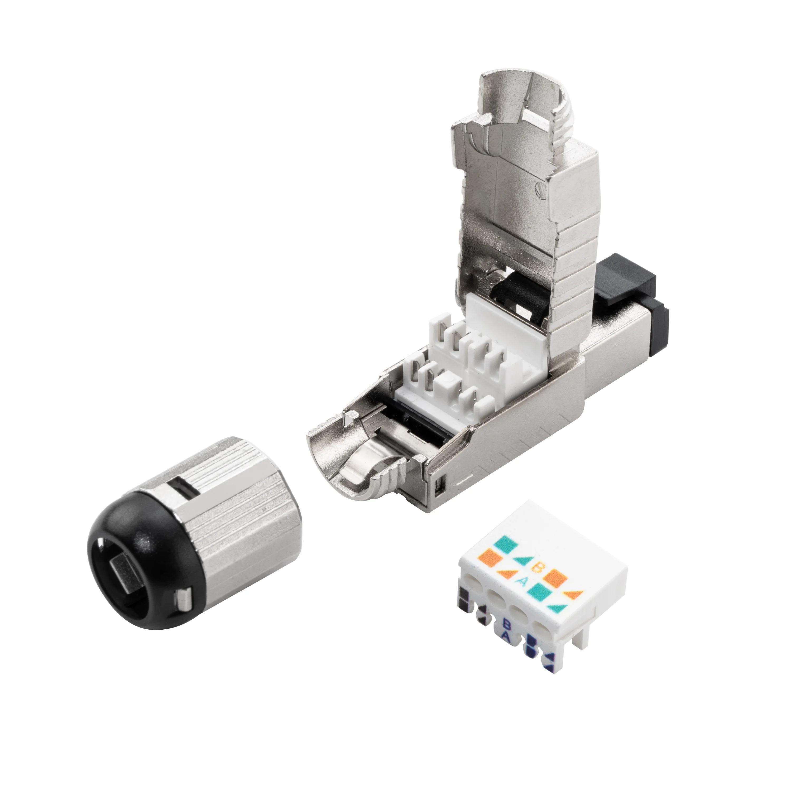 LINDY RJ45 Stecker STP Cat.6A Prem
