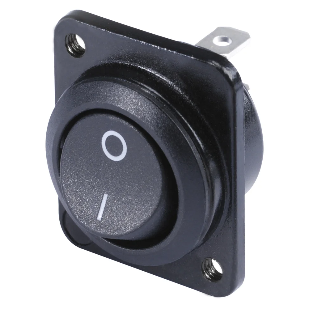 Wippschalter D-Flansch 1polig on/off