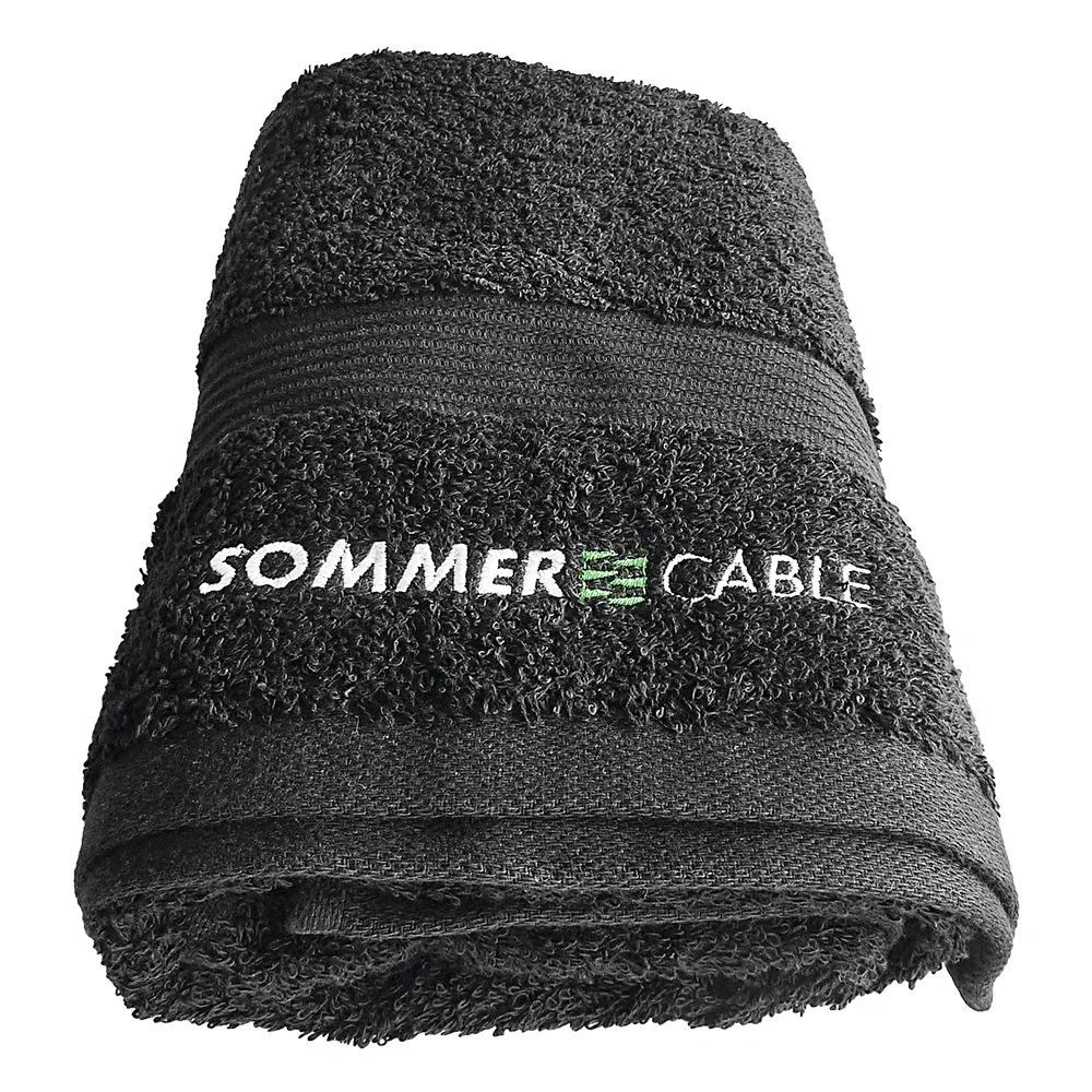 Handtuch schwarz Sommer cable