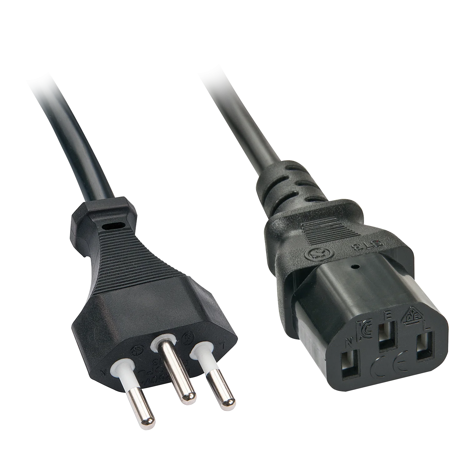 2m Netzkabel CH an C13