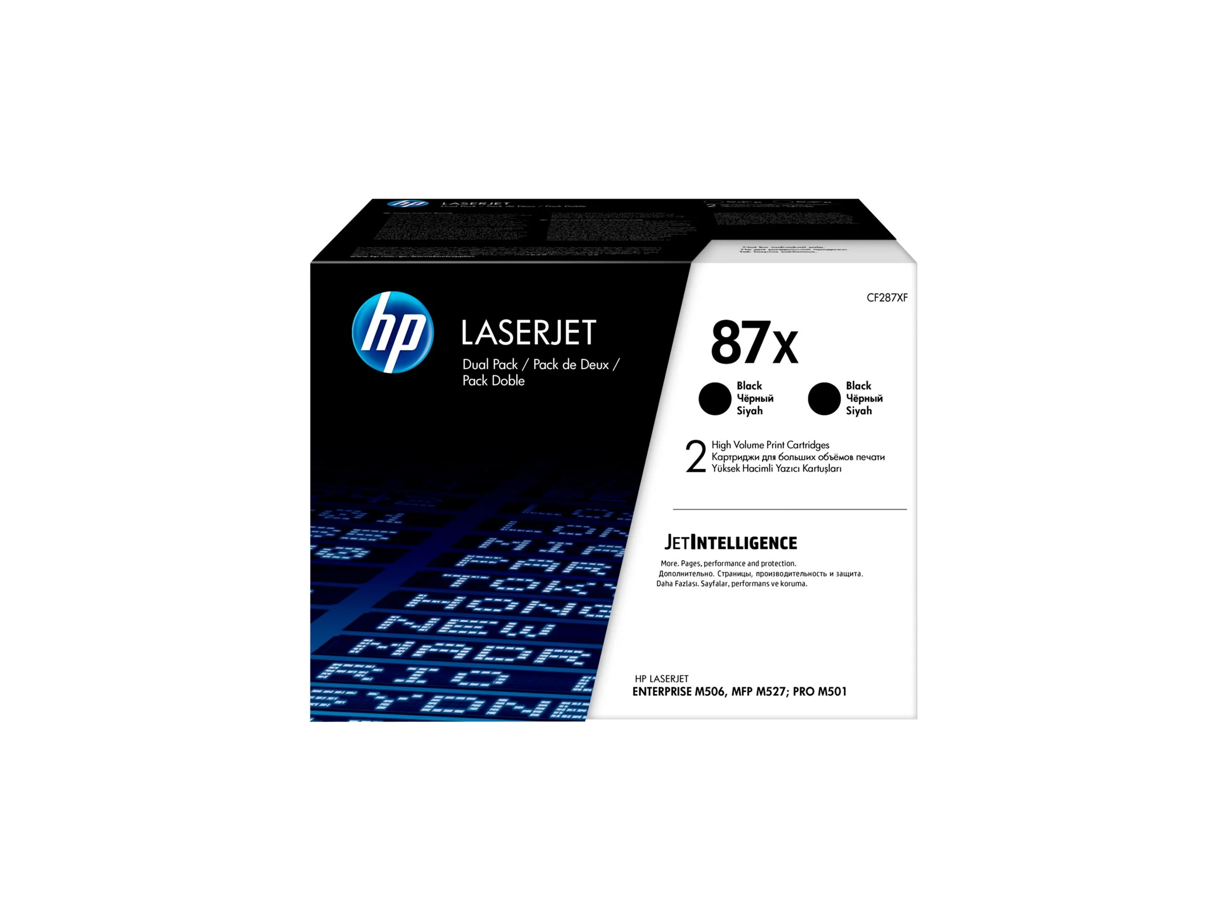 HP 87X LaserJet Toner Cartridge Black 2p