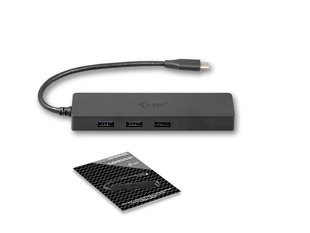 I-TEC USB C Slim HUB 3 Port Giga Lan