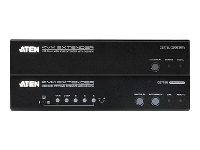 ATEN CE775 USB VGA Dual View KVM Extend