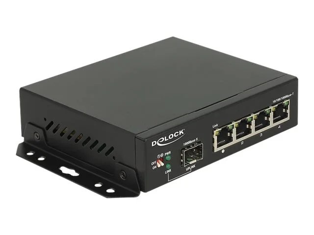 DELOCK Ethernet Switch 4 Port + 1 SFP