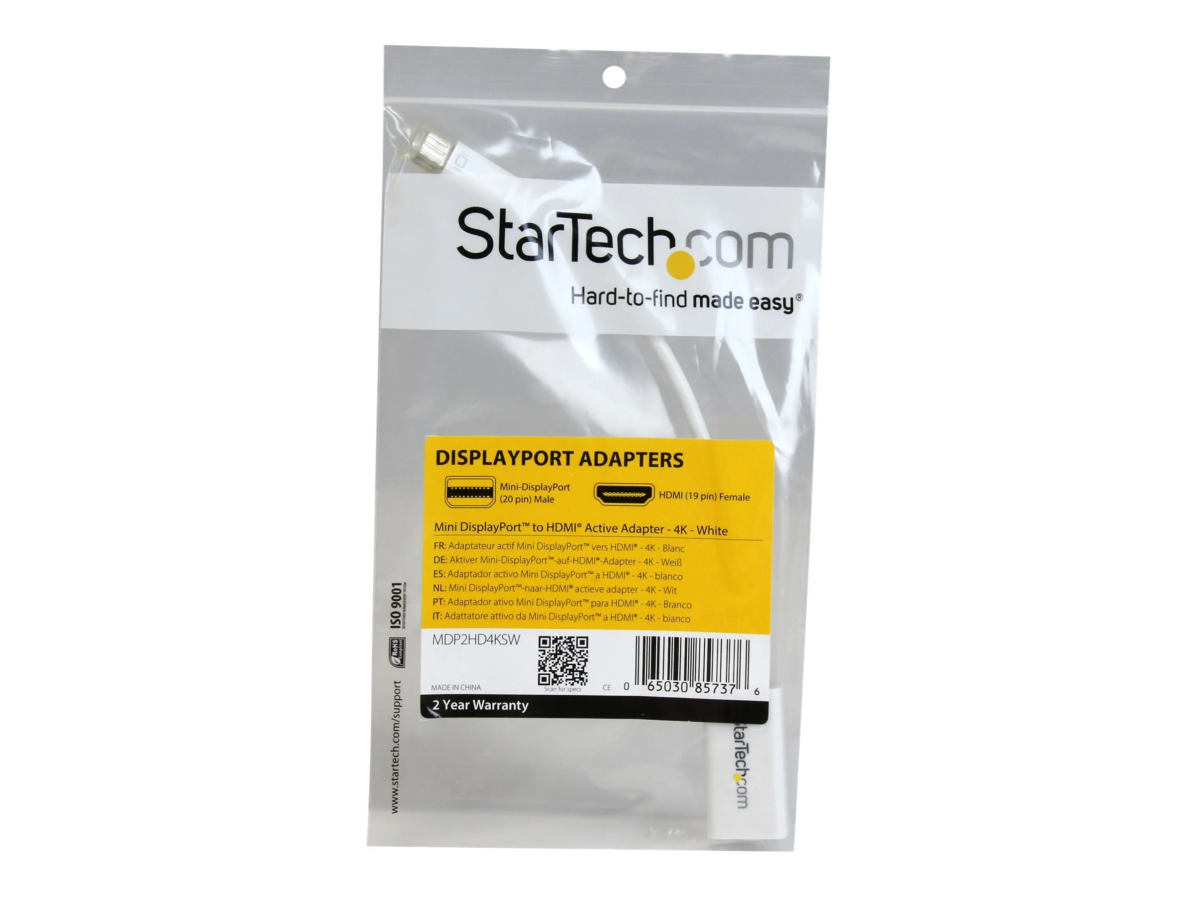 STARTECH mDP to HDMI Converter - 4K