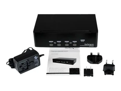 STARTECH 4 Port Dual DVI USB KVM Switch