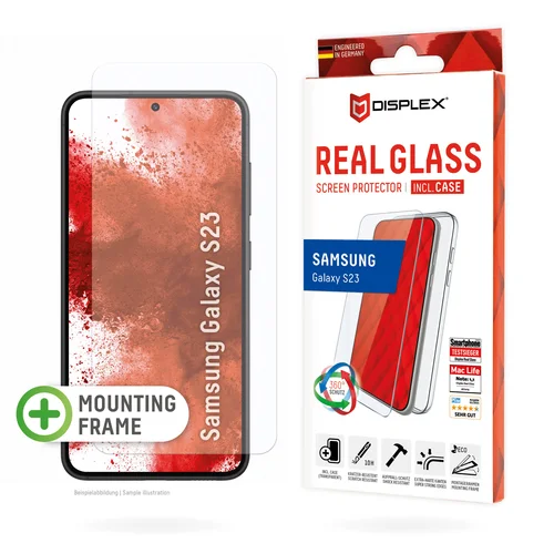 DISPLEX REAL GLASS + CASE SAMSUNG GALAXY S23