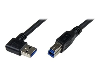 STARTECH 1m USB 3 Cable Right Angle BK