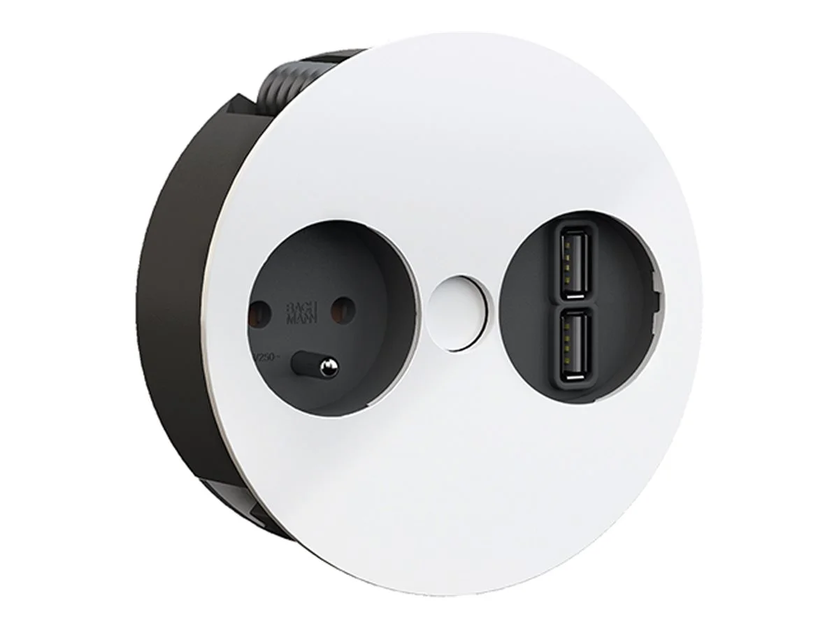 BACHMANN TWIST 1xUTE 1xUSB Charger Strom