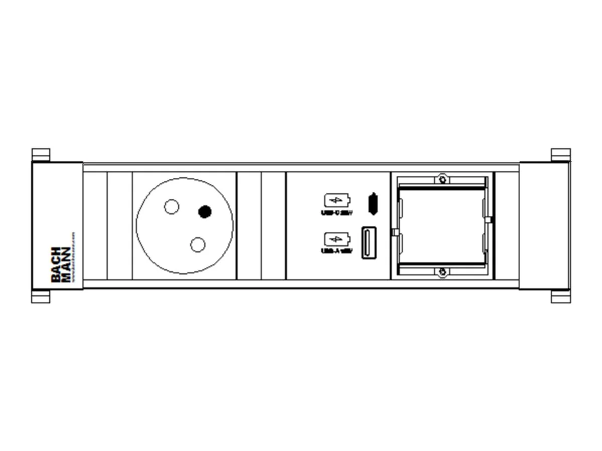 BACHMANN POWER FRAME S 1xUTE 1xCM 1xUSB