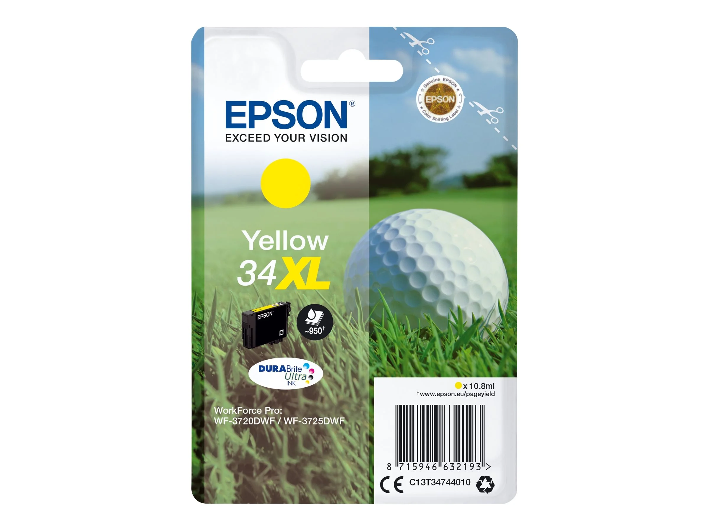EPSON 2LB Singlepack 34XL Yellow