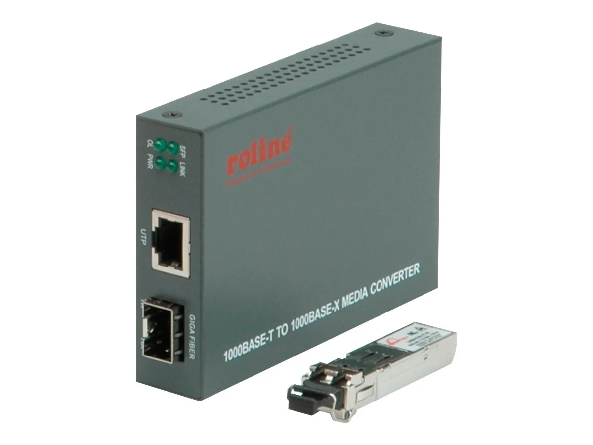 ROLINE Gigabit Konverter RJ-45 - LC inkl