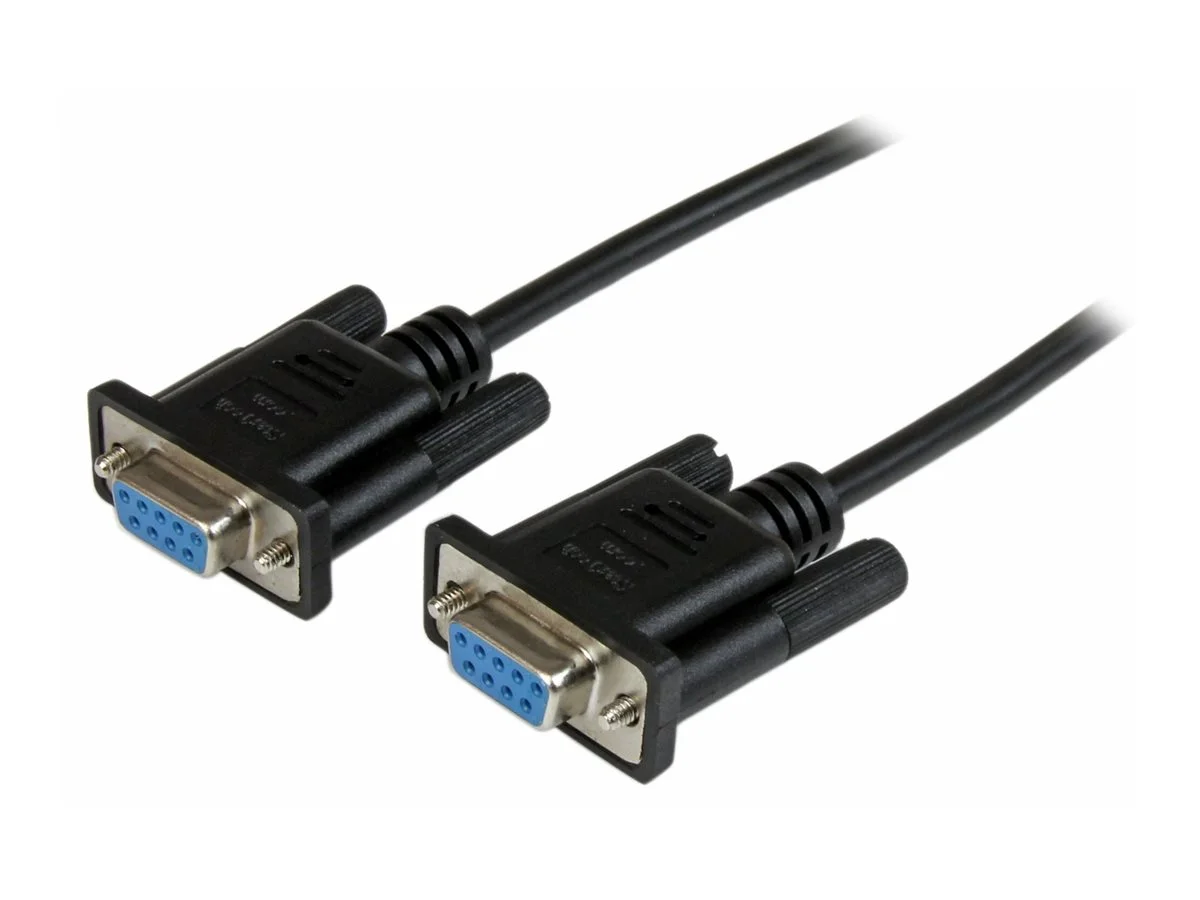 STARTECH 1m Black DB9 Null Modem Cable
