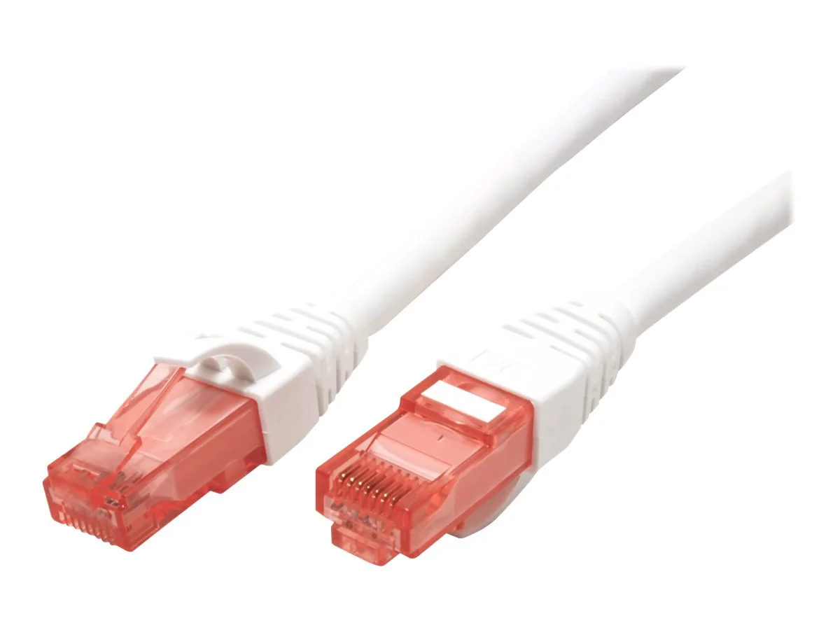 ROLINE Patchkabel Kat.6 UTP weiss 0,3m