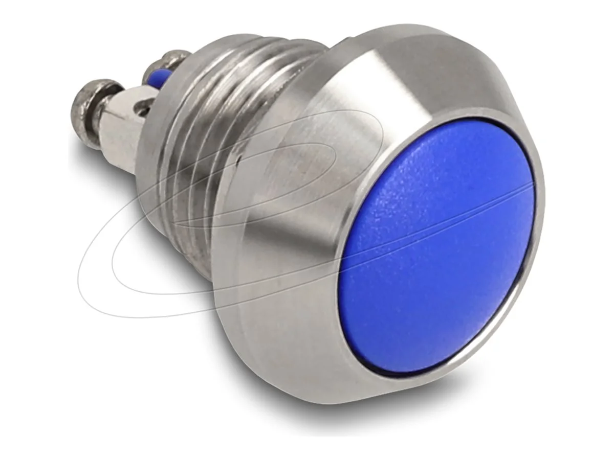 DELOCK Drucktaster zum Einbau 12mm 2 x