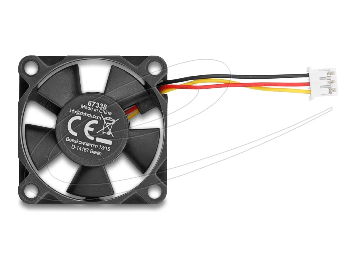DELOCK Axiallufter 12 V DC 35x35x10mm