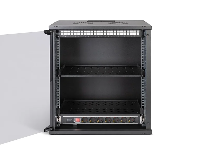 DIGITUS 48,26cm Netzwerk-Set 12HE Wandge