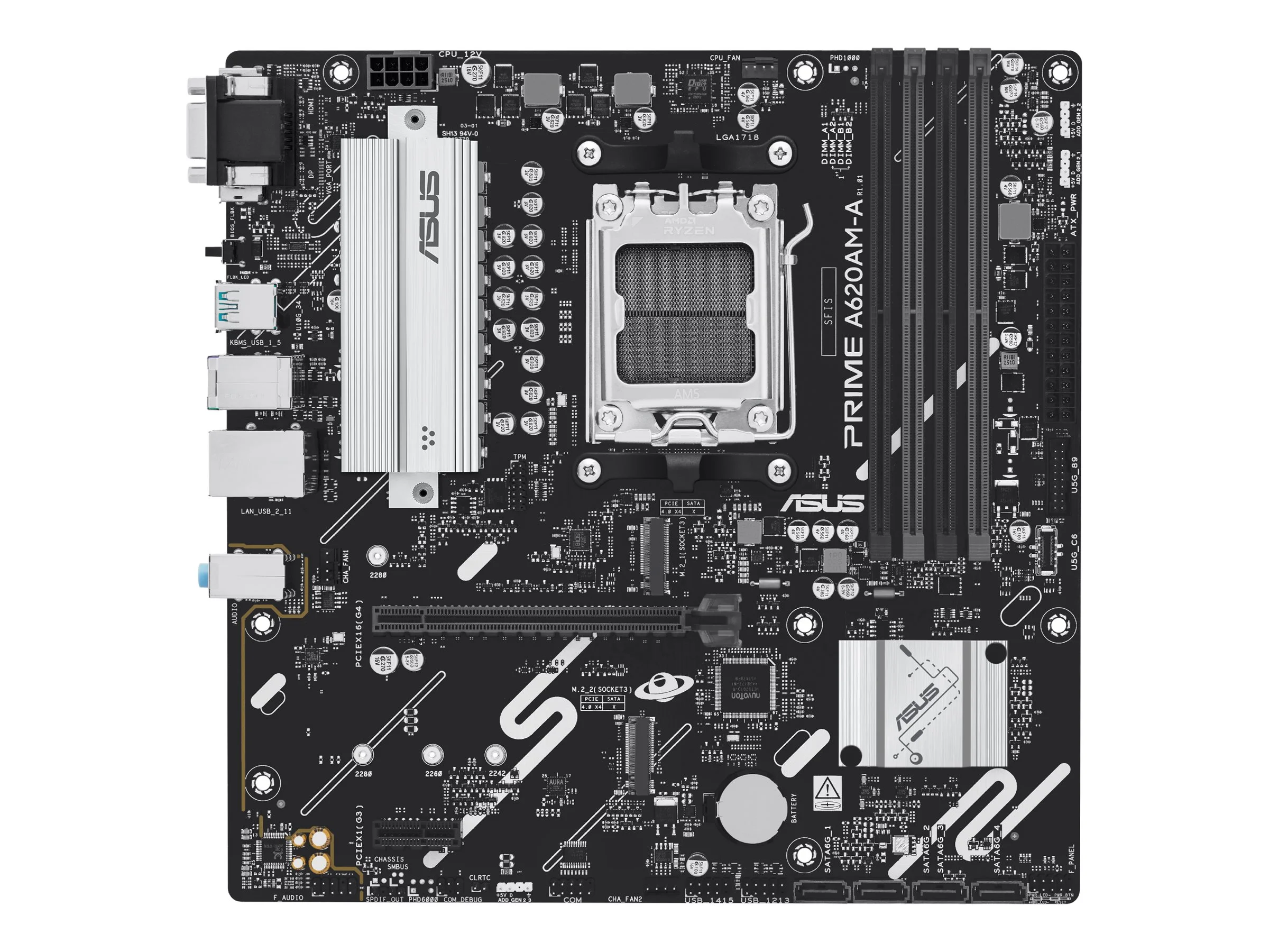 ASUS AMD A620 micro-ATX MB 4xDDR5