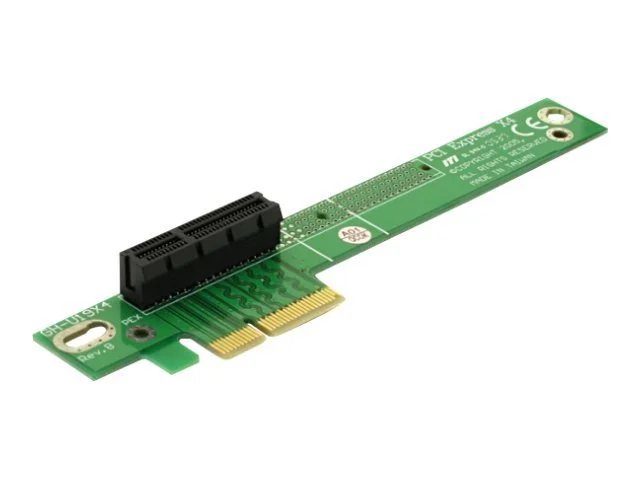 DELOCK PCIe-Riser-Karte x4 90 gewinkelt