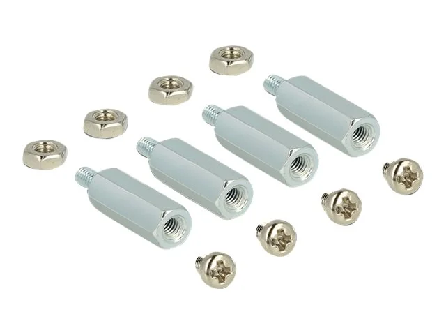 DELOCK Befestigungsset M2,5 Abstandhalt