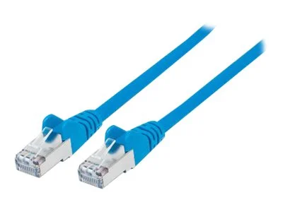 INT Cat6a Stecker Cat7 Kabel 1m blau