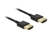 DELOCK Kabel HDMI-A Stecker 3D 4K 0,25m