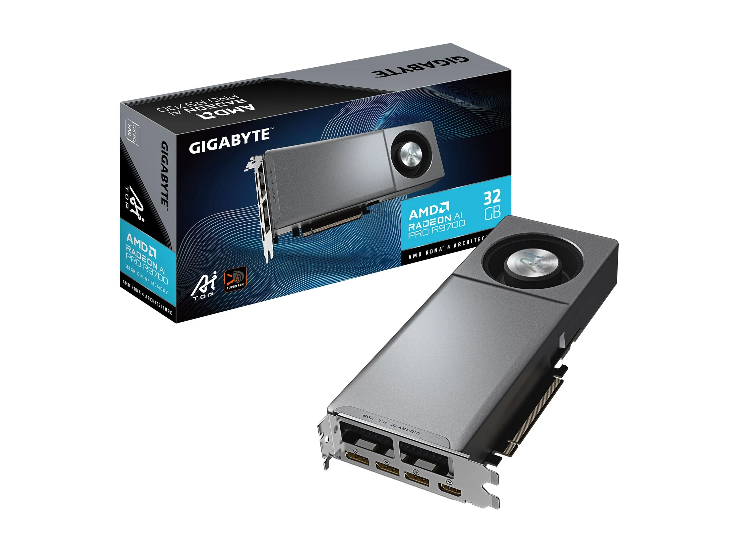 GIGABYTE Radeon AI PRO R9700 AI TOP 32GB