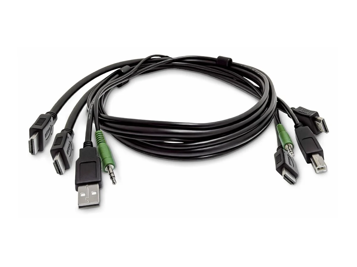 STARTECH Dual-HDMI KVM Kabel USB 2.0