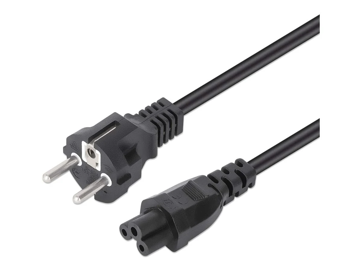 MH Stromkabel C5 auf Schutzkontakt 3m