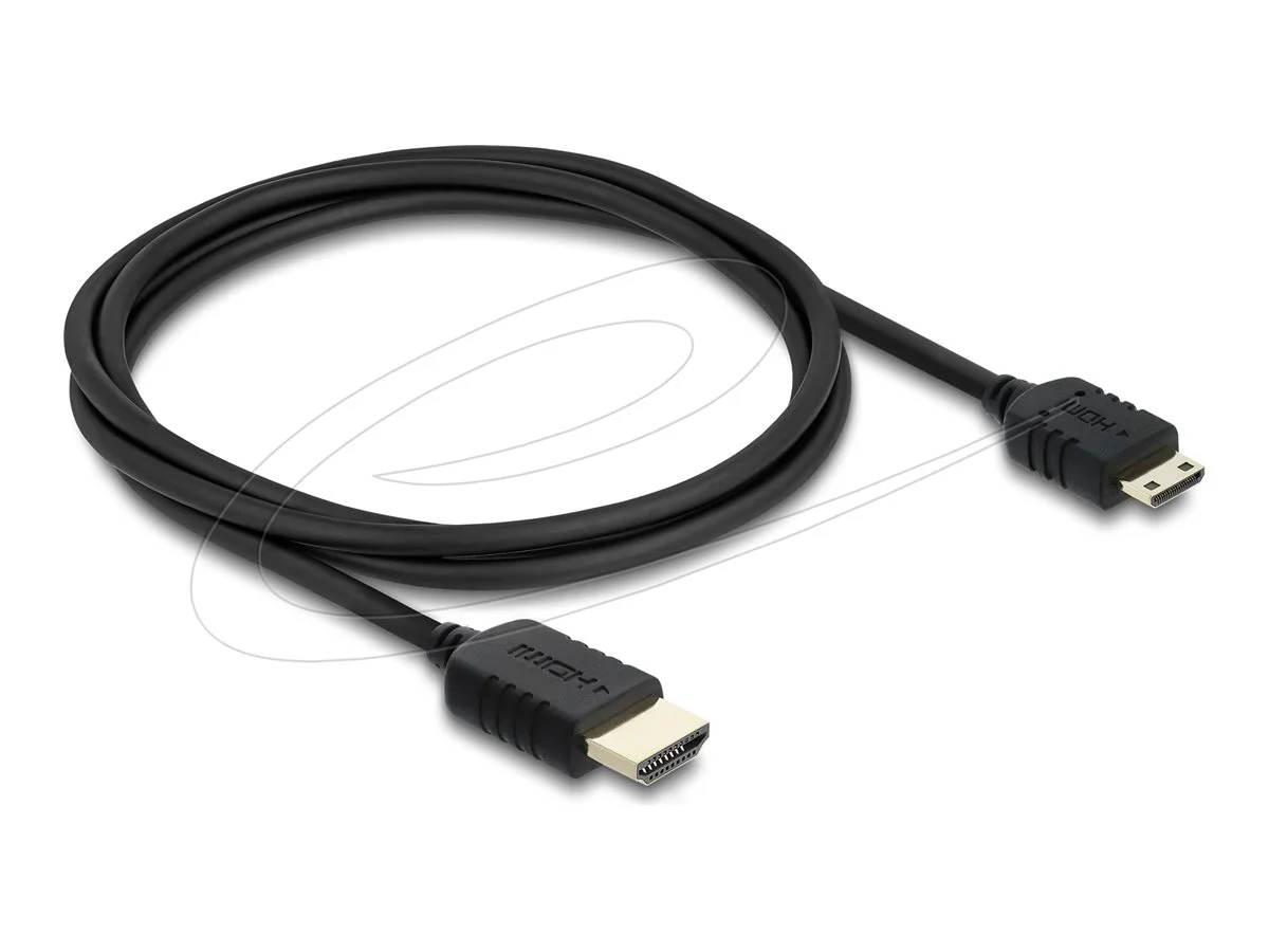 DELOCK Koaxiales Kabel HDMI zu Mini 1m