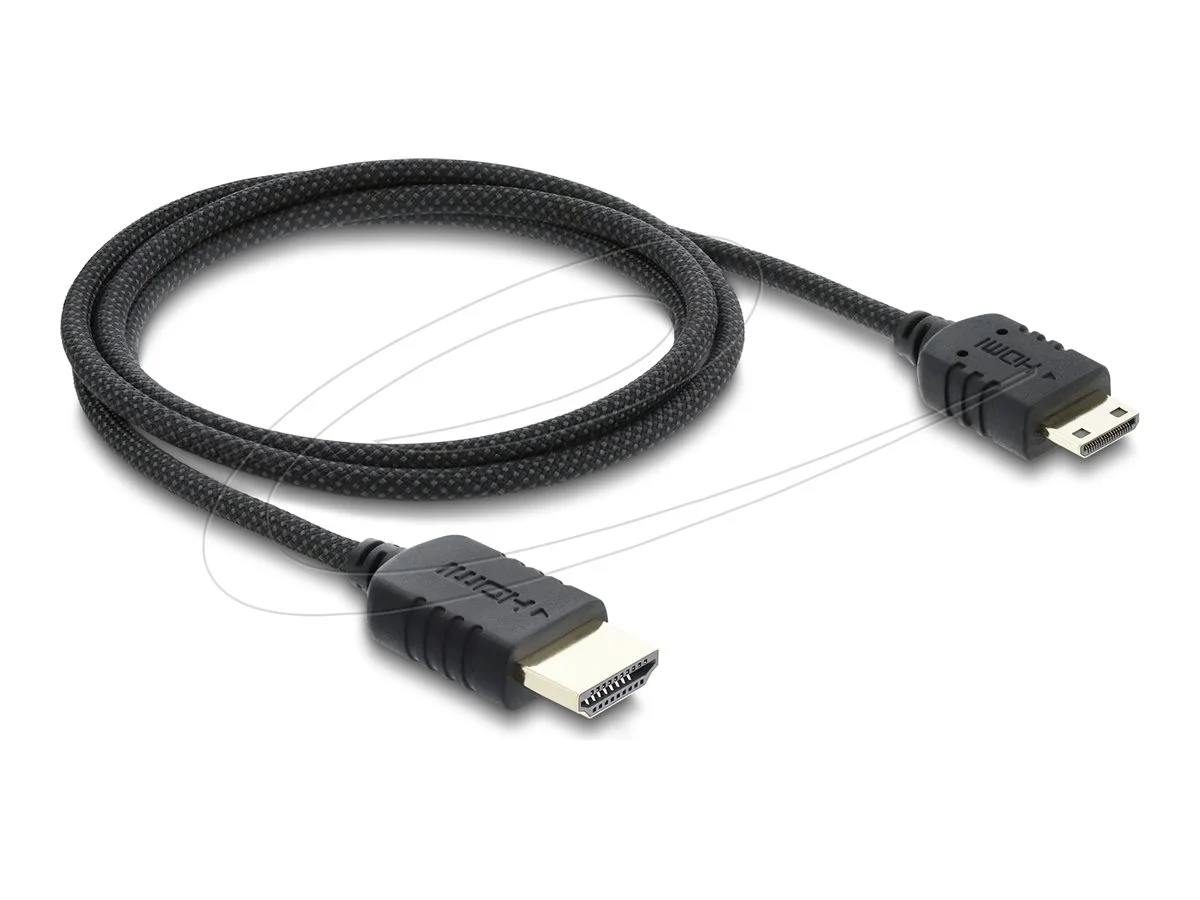 DELOCK Koaxiales Kabel HDMI zu Mini H 1m