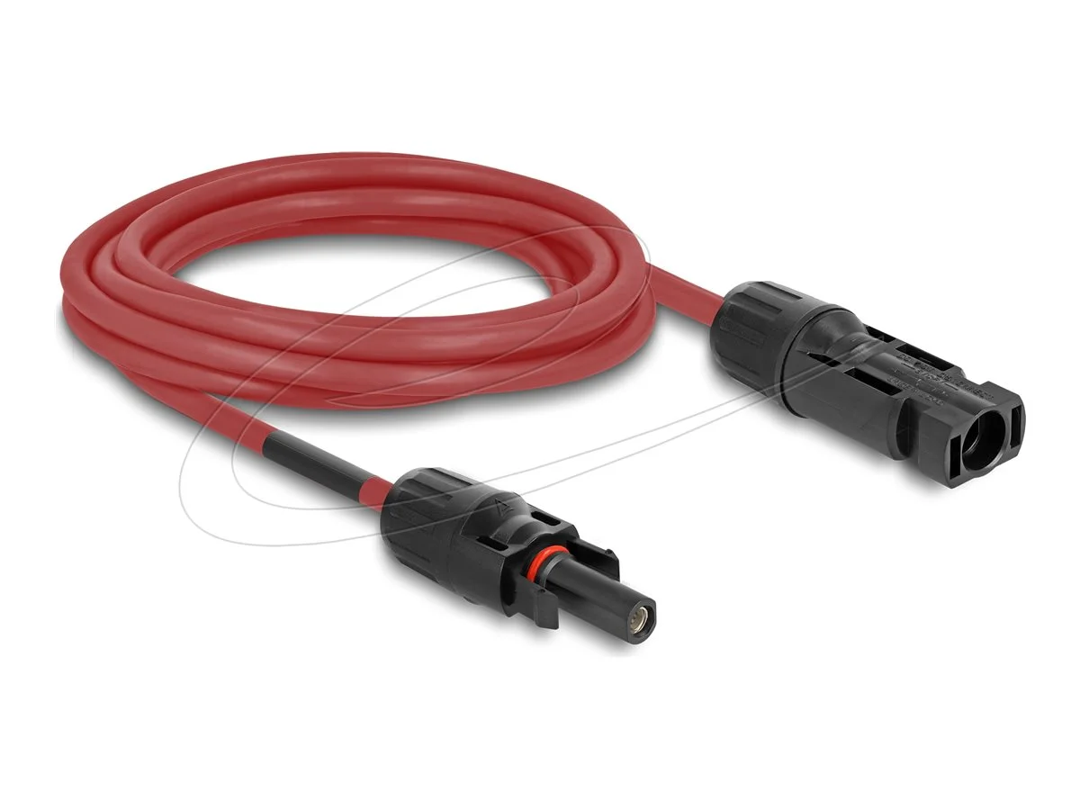 DELOCK DL4 Solar Kabel 6mm 3m rot