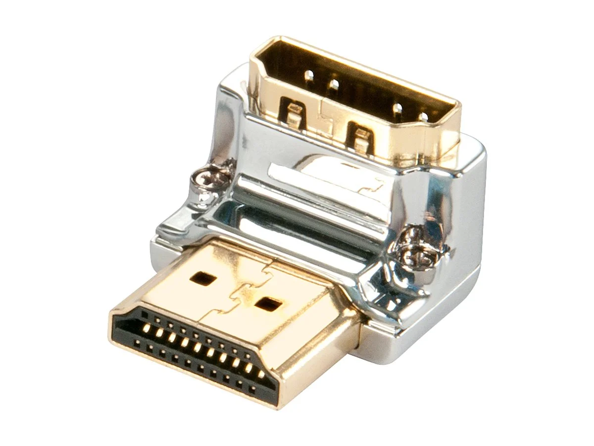 LINDY CROMO HDMI Adapter 90grad runter