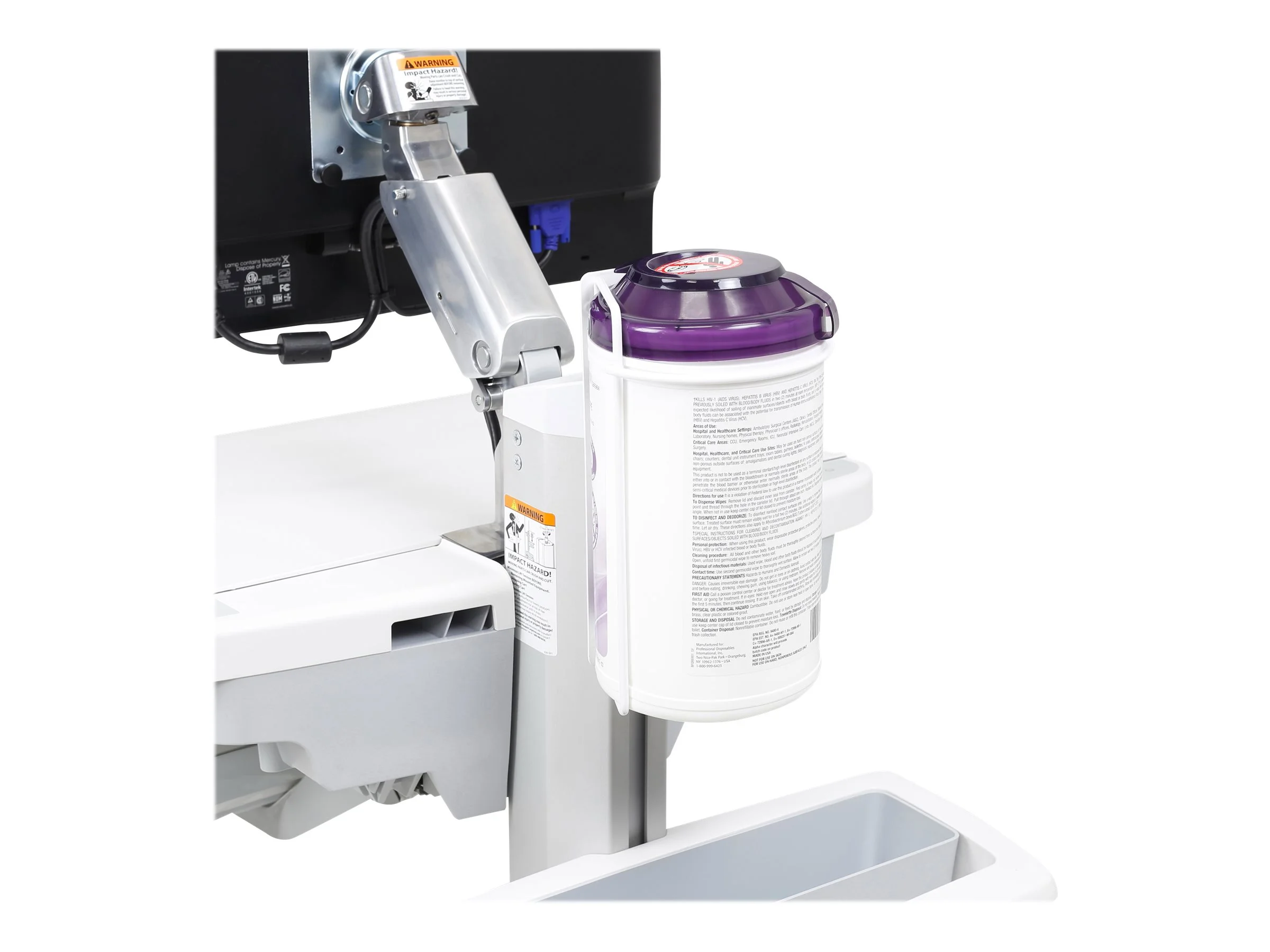 ERGOTRON SV SaniWipes Holder Accessory