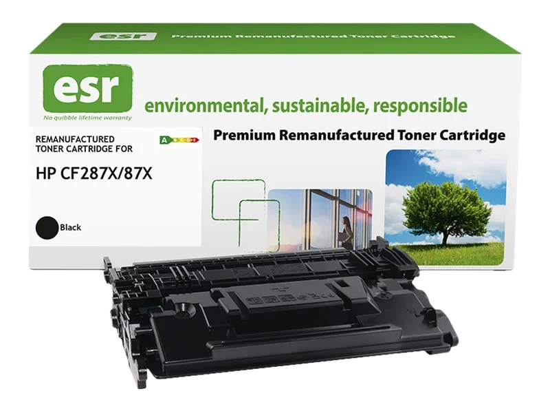 ESR cartr HP CF287X blk reman 18k