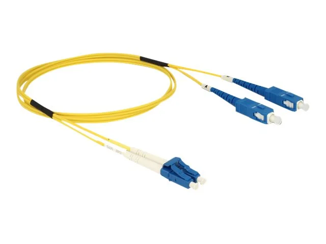 DELOCK Kabel LWL LC>SC Singlemode OS2 1m