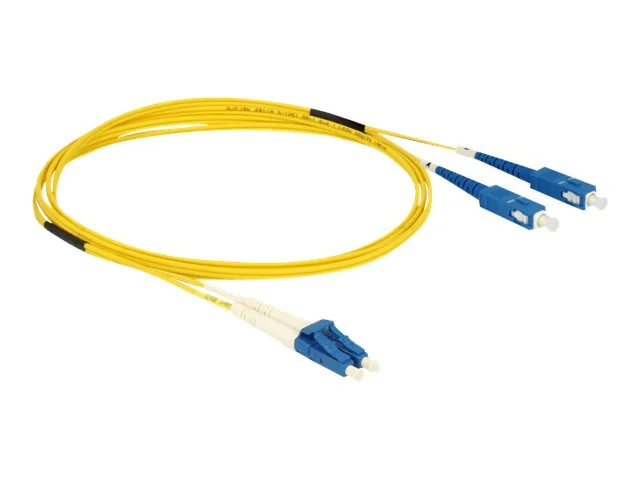 DELOCK Kabel LWL LC>SC Singlemode OS2 2m