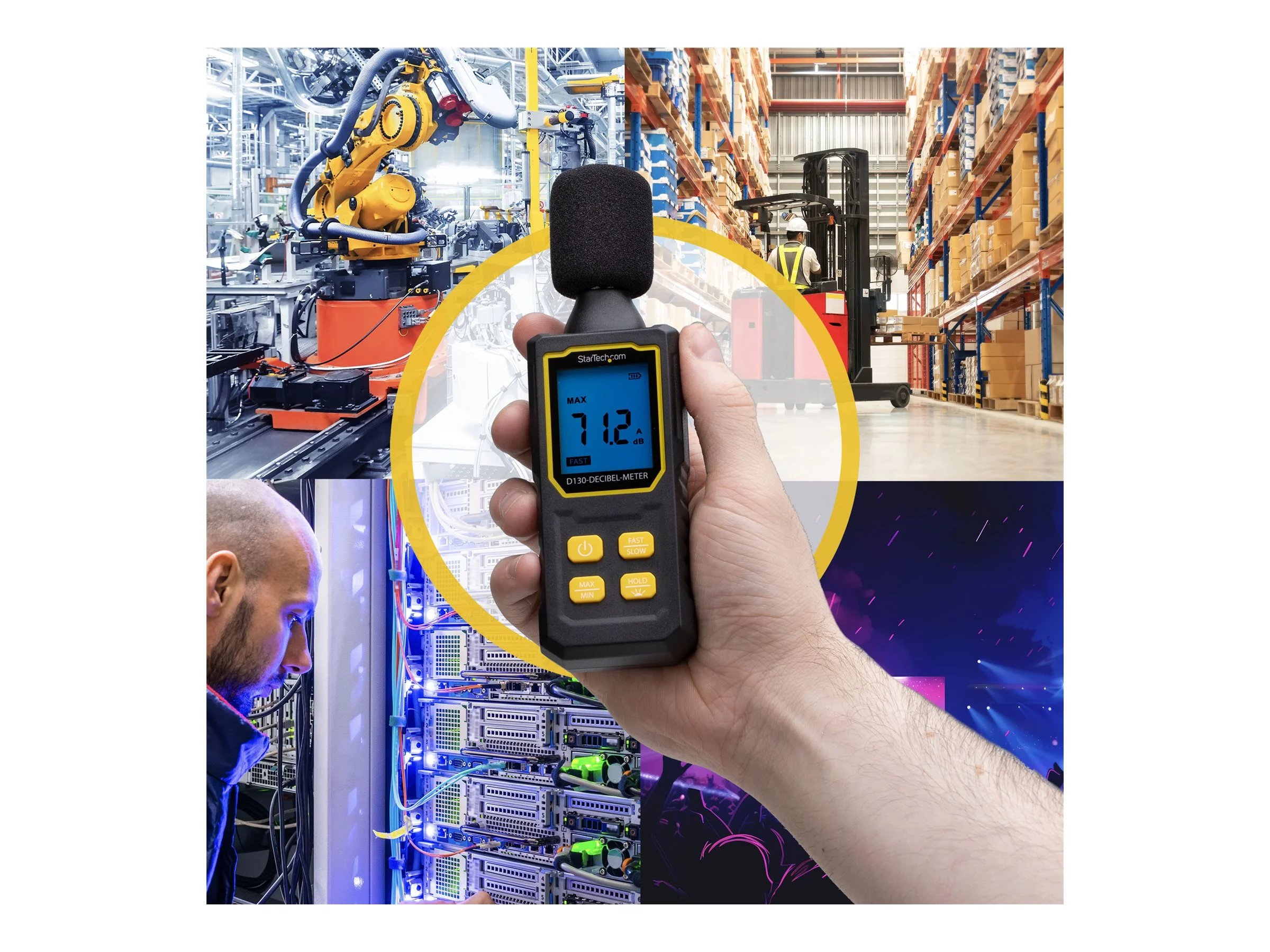STARTECH Digitales Schallpegelmessgerät